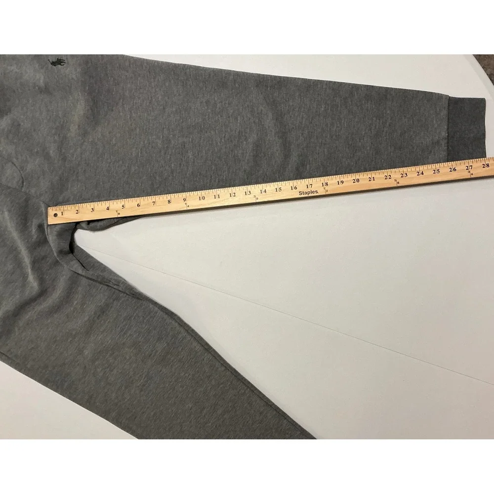 Polo Ralph Lauren Performance Mens Joggers Grey Tapered Sweatpants Sz‎ M Preppy